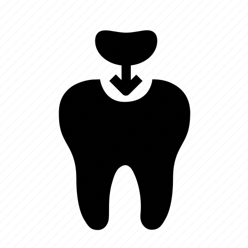 Decayed tooth, dental, dentistry, molar cavity, tooth icon - Download on Iconfinder