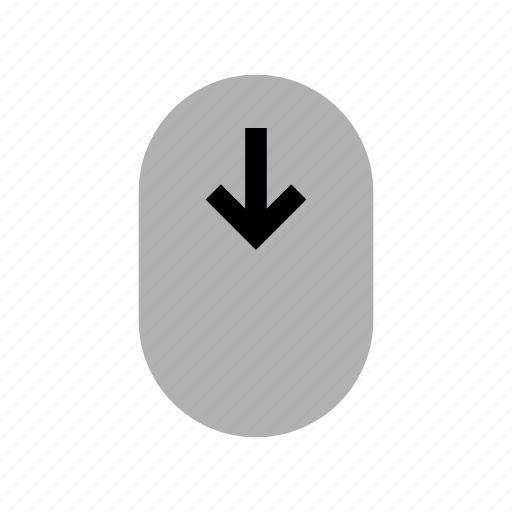 Bottom, down, mouse, scroll icon - Download on Iconfinder