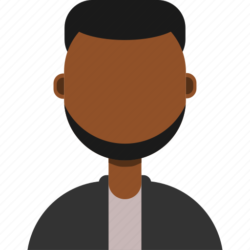 Afro american, avatar, jacket, man icon - Download on Iconfinder