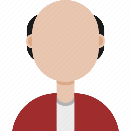 Avatar, bold, man, red icon - Download on Iconfinder