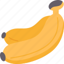 bananas, fruit, tropical, yellow, snack