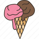 icecream, dessert, cold, treat, sweet