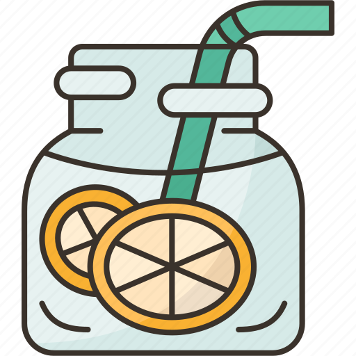 Lemon, water, refreshing, citrus, hydratio icon - Download on Iconfinder