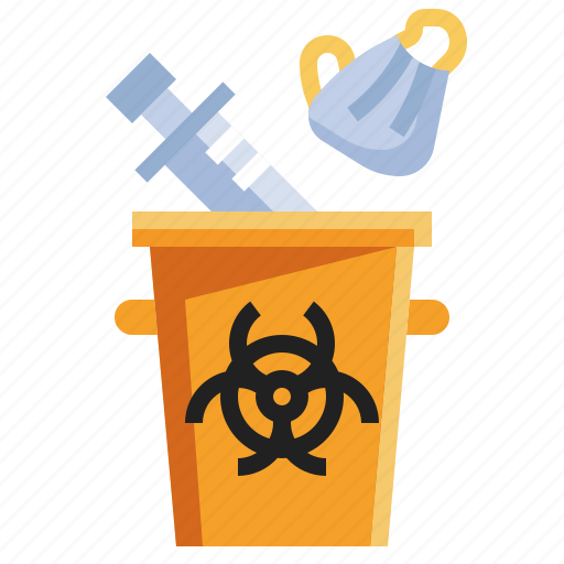 Medical, waste, toxic, bin, healthcare, protection icon - Download on Iconfinder