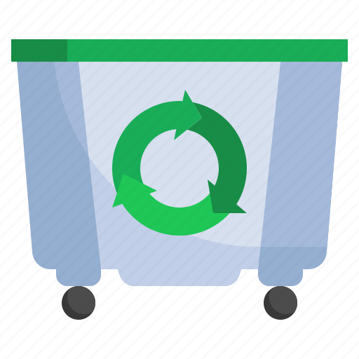 Trash, container, garbage, waste, recycle, recycling, bin icon - Download on Iconfinder