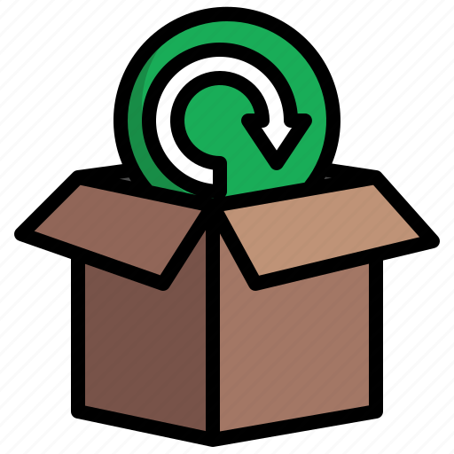 Cardboard, box, recycle, shipping, delivery, packaging icon - Download on Iconfinder