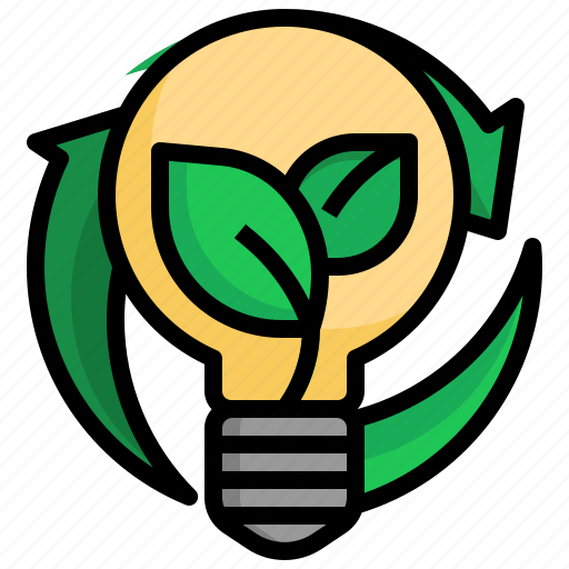 Lamp, bulb, technology, recycle, eco icon - Download on Iconfinder