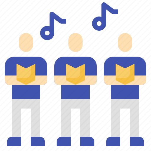 Choir, entertainment, music, sound, waves icon - Download on Iconfinder