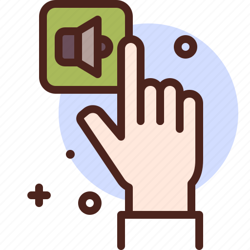 Hand, multimedia, sounds icon - Download on Iconfinder