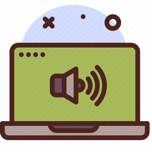 Laptop, multimedia, sounds icon - Download on Iconfinder