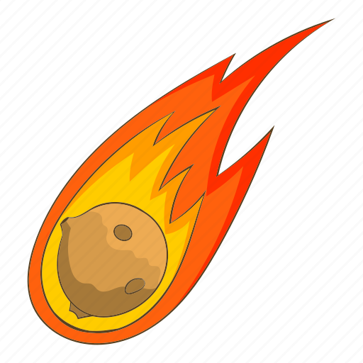 Burn, fire, flame, meteorite icon - Download on Iconfinder