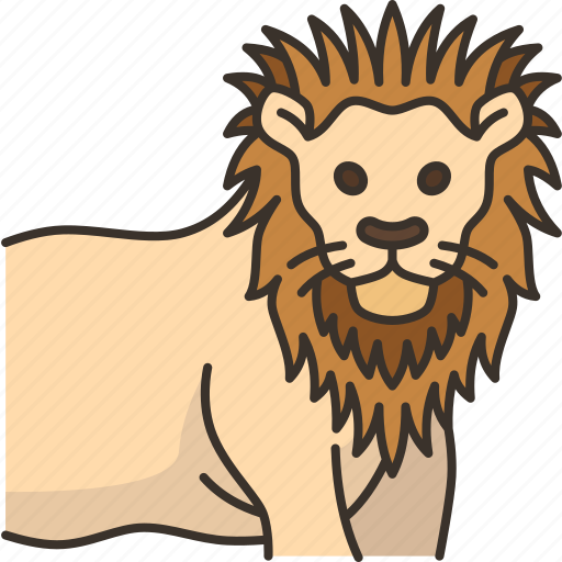 Lion, wildlife, safari, nature, africa icon - Download on Iconfinder