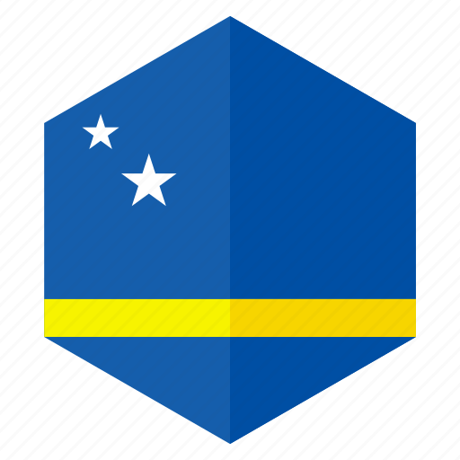 America, country, curacao, design, flag, hexagon icon - Download on Iconfinder