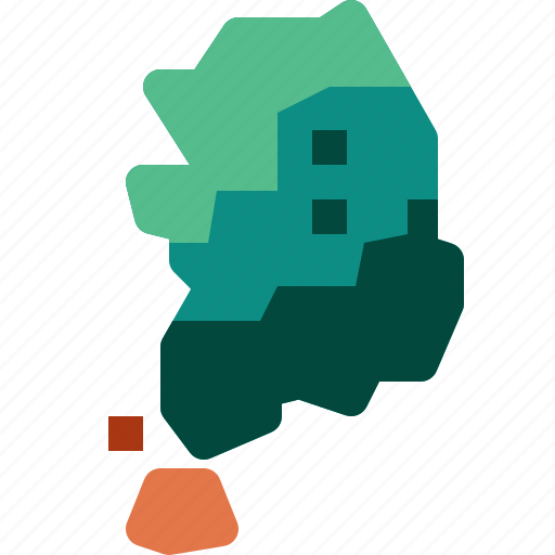 Country, korea, location, map, national, south, world icon - Download on Iconfinder