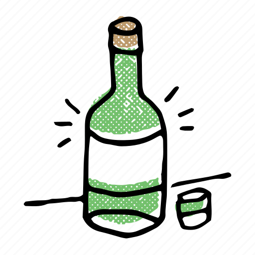 Alcohol, asian, bottle, drink, korean, soju icon - Download on Iconfinder
