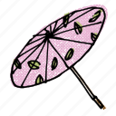 asian, feminine, korean, parasol, umbrella