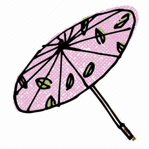 Asian, feminine, korean, parasol, umbrella icon - Download on Iconfinder
