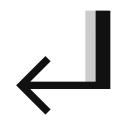 arrow, angle, turn, left, navigation, direction, bottom, move, insert