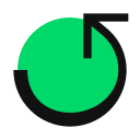 arrow, rotate, up, right, cycle, curve, counter, clockwise, flip