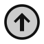 arrow, direction, chevron, circle, up, scroll, upload, top, straight 