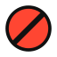 block, crossbar, alert, error, warning, forbidden, cancel, close, prohibited 