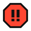 warning, medium, alert, protection, priority, important, spam, exclamation, message 