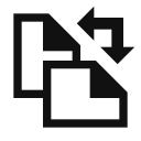 document, page, file, paper, orientation, landscape, portrait, rotate, arrow