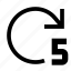 arrow, control, multimedia, player, skip, forward, jump, five, seconds 