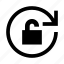 arrow, rotation, rotate, lock, phone, device, screen, unlock, disable 