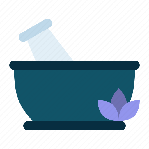 Mortar, herbal, spa, therapy, treatment, relax icon - Download on Iconfinder