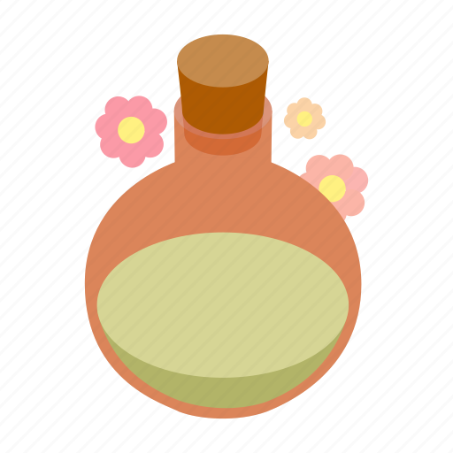 Aroma, bottle, isometric, oil, relax, spa, treatment icon - Download on Iconfinder