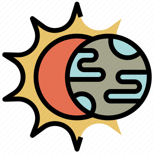 Eclipse, space, cosmos, astronomy, planet, technology icon - Download on Iconfinder