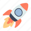 rocket, spaceship, launch, ship, space 