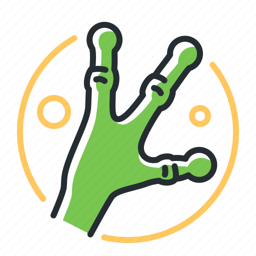 Alien hand, extraterrestrial, monster, space icon - Download on Iconfinder
