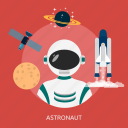 astronout, people, profession, science, space, suit, universe
