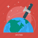 exploration, orbit, satellite, space, sputnik, universe