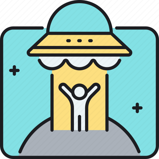 Abduction, alien, spaceship, ufo icon - Download on Iconfinder
