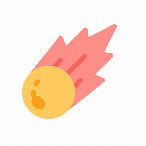 Asteorit, comet, fall, meteor, space icon - Download on Iconfinder