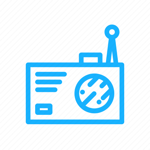 Outline, radio, signal, space, communication icon - Download on Iconfinder