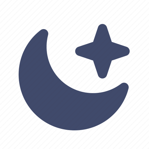 Astronomy, crescent moon, lunar, moon, space, star icon - Download on Iconfinder