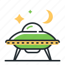 alien spaceship, flying saucer, space, ufo
