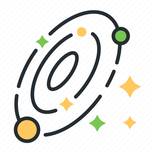 Galaxy, planets, space, stars icon - Download on Iconfinder