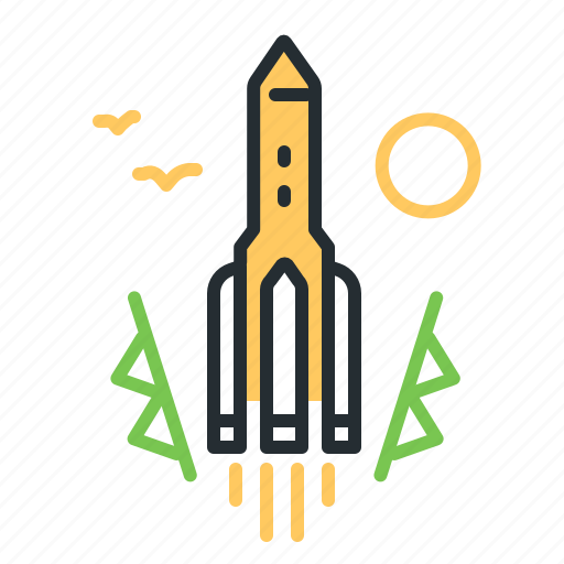 Launch, liftoff, rocket, spaceship icon - Download on Iconfinder