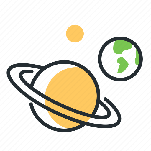 Earth, planets, saturn, space icon - Download on Iconfinder