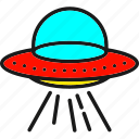 alien, spaceship, ufo