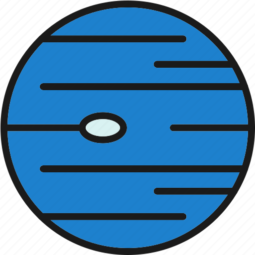 Neptune, planet, space icon - Download on Iconfinder