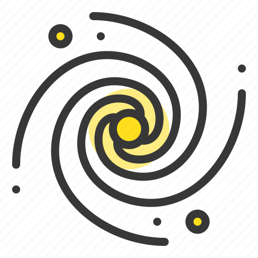 Astronomy, galaxy, solar system, space, spiral, universe, black hole icon - Download on Iconfinder