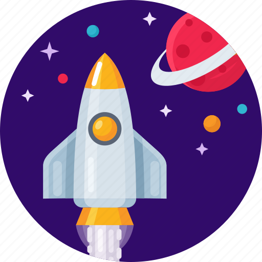 Launch, planet, rocket, shuttle, space, star icon - Download on Iconfinder