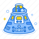 space, capsule, shuttle, spaceship, room