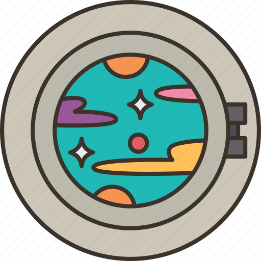 Porthole, window, view, spaceship, cosmos icon - Download on Iconfinder